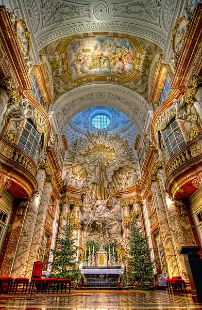 Photo:  Karlskirche, one of the most outstanding baroque church structures in Vienna, Austria (2)